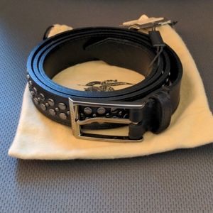 Burberry Stuffed Leather belt